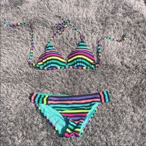 TAHITI 2 PIECE BATHING SUIT EXCELLENT CONDITION